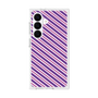 プレミアムスクエアケース［ Small Stripe - Purple × Pink ］