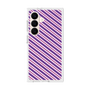 プレミアムスクエアケース［ Small Stripe - Purple × Pink ］