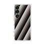 プレミアムスクエアケース［ Middle Stripe - Black ］