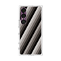 プレミアムスクエアケース［ Middle Stripe - Black ］