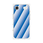 プレミアムスクエアケース［ Middle Stripe - Blue ］