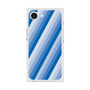 プレミアムスクエアケース［ Middle Stripe - Blue ］