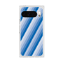 プレミアムスクエアケース［ Middle Stripe - Blue ］