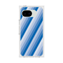 プレミアムスクエアケース［ Middle Stripe - Blue ］