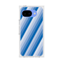 プレミアムスクエアケース［ Middle Stripe - Blue ］