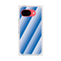 プレミアムスクエアケース［ Middle Stripe - Blue ］