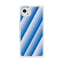 プレミアムスクエアケース［ Middle Stripe - Blue ］