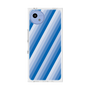 プレミアムスクエアケース［ Middle Stripe - Blue ］