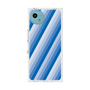 プレミアムスクエアケース［ Middle Stripe - Blue ］