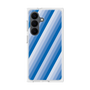 プレミアムスクエアケース［ Middle Stripe - Blue ］