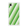 プレミアムスクエアケース［ Middle Stripe - Green ］