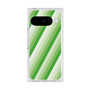 プレミアムスクエアケース［ Middle Stripe - Green ］
