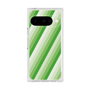 プレミアムスクエアケース［ Middle Stripe - Green ］