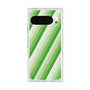 プレミアムスクエアケース［ Middle Stripe - Green ］