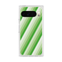 プレミアムスクエアケース［ Middle Stripe - Green ］