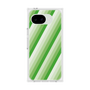 プレミアムスクエアケース［ Middle Stripe - Green ］