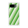 プレミアムスクエアケース［ Middle Stripe - Green ］