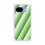 プレミアムスクエアケース［ Middle Stripe - Green ］
