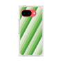 プレミアムスクエアケース［ Middle Stripe - Green ］