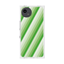 プレミアムスクエアケース［ Middle Stripe - Green ］