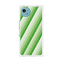 プレミアムスクエアケース［ Middle Stripe - Green ］