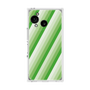 プレミアムスクエアケース［ Middle Stripe - Green ］