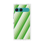 プレミアムスクエアケース［ Middle Stripe - Green ］