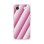 プレミアムスクエアケース［ Middle Stripe - Pink ］