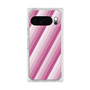 プレミアムスクエアケース［ Middle Stripe - Pink ］