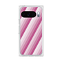 プレミアムスクエアケース［ Middle Stripe - Pink ］