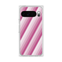 プレミアムスクエアケース［ Middle Stripe - Pink ］