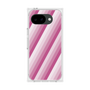 プレミアムスクエアケース［ Middle Stripe - Pink ］