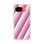 プレミアムスクエアケース［ Middle Stripe - Pink ］