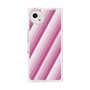 プレミアムスクエアケース［ Middle Stripe - Pink ］