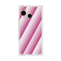 プレミアムスクエアケース［ Middle Stripe - Pink ］