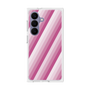 プレミアムスクエアケース［ Middle Stripe - Pink ］
