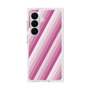 プレミアムスクエアケース［ Middle Stripe - Pink ］