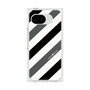 プレミアムスクエアケース［ Big Stripe - Black × Gray ］