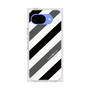 プレミアムスクエアケース［ Big Stripe - Black × Gray ］