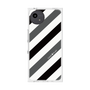 プレミアムスクエアケース［ Big Stripe - Black × Gray ］