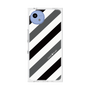プレミアムスクエアケース［ Big Stripe - Black × Gray ］