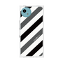 プレミアムスクエアケース［ Big Stripe - Black × Gray ］