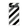 プレミアムスクエアケース［ Big Stripe - Black × Gray ］
