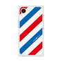 プレミアムスクエアケース［ Big Stripe - Red × Blue ］
