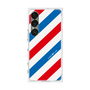 プレミアムスクエアケース［ Big Stripe - Red × Blue ］