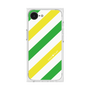 プレミアムスクエアケース［ Big Stripe - Green × Yellow ］