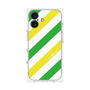 プレミアムスクエアケース［ Big Stripe - Green × Yellow ］
