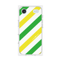 プレミアムスクエアケース［ Big Stripe - Green × Yellow ］