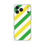 プレミアムスクエアケース［ Big Stripe - Green × Yellow ］