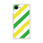 プレミアムスクエアケース［ Big Stripe - Green × Yellow ］